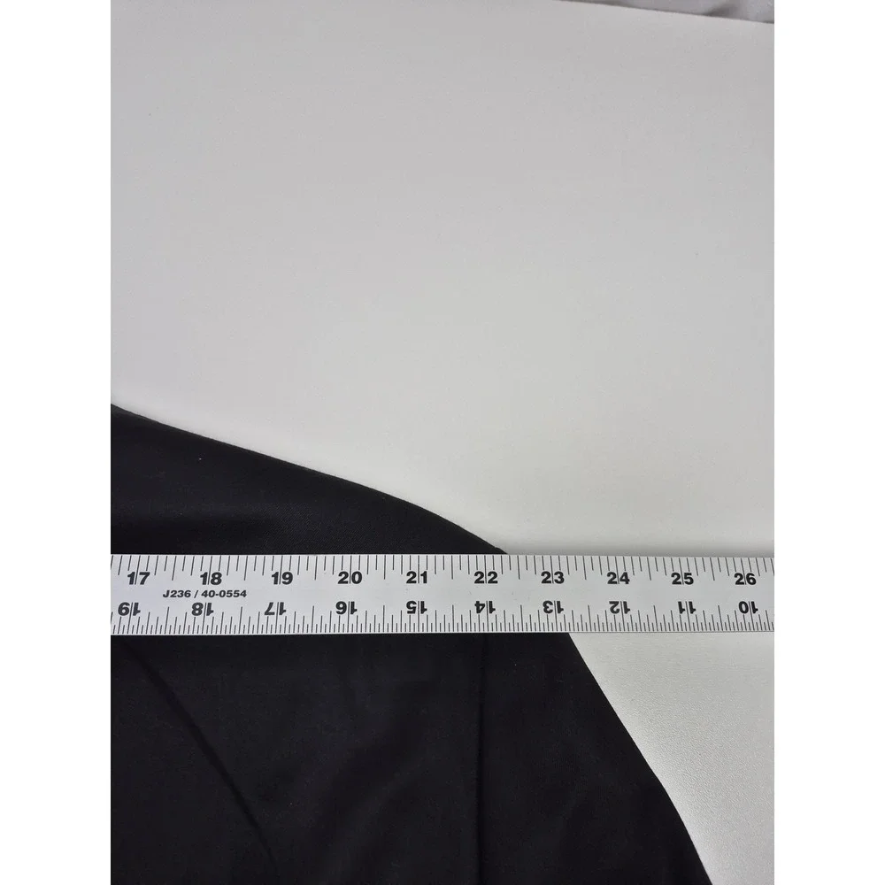 Calvin Klein Suit Mens 50 Long Black Super 140s Wool 2 Piece 45x36 NWT FLAW